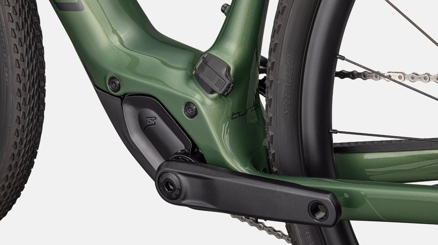 Specialized Cykel, Turbo Creo 2 Comp AXS, Cypress Metallic / Black Liquid Metal