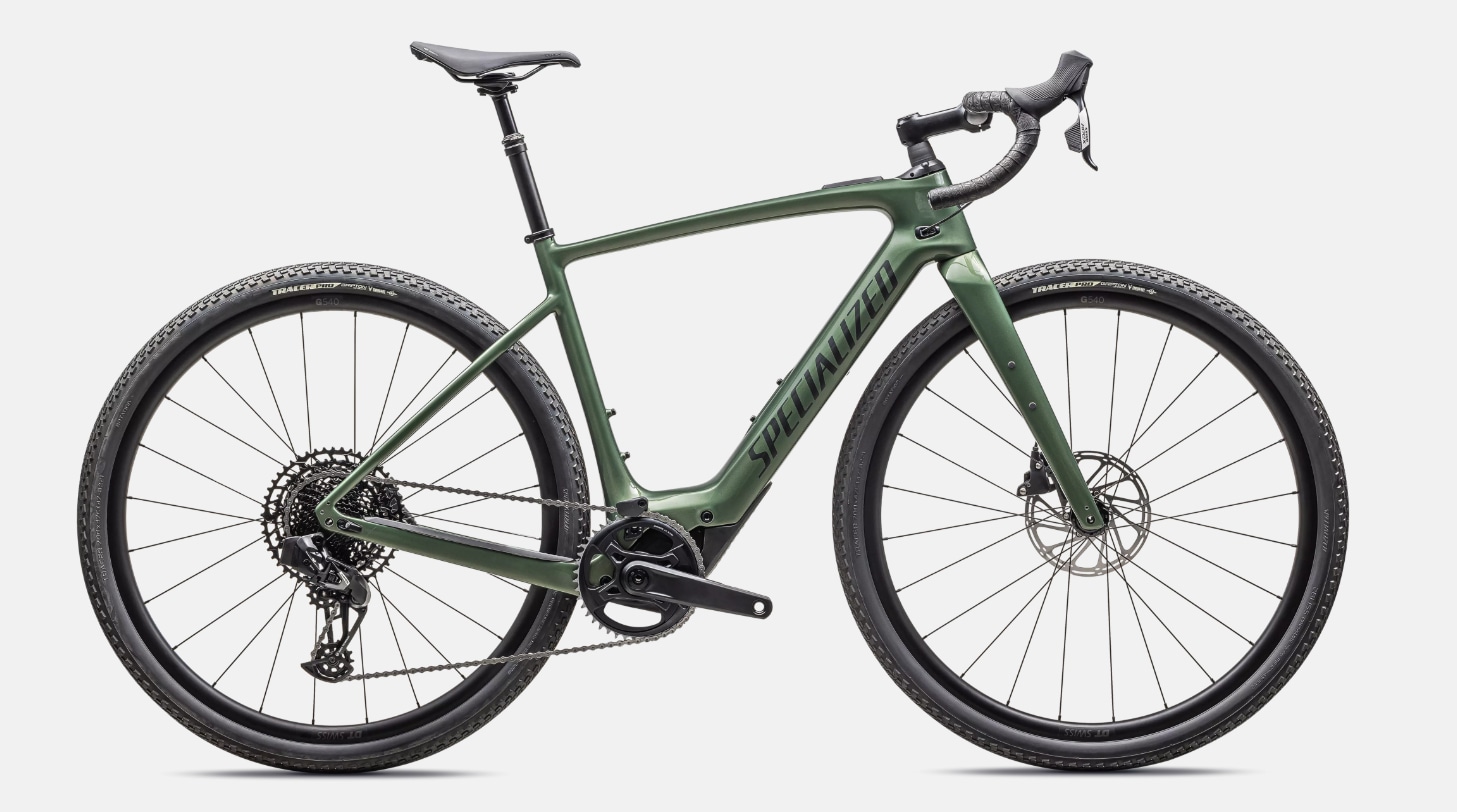 Specialized Cykel, Turbo Creo 2 Comp AXS, Cypress Metallic / Black Liquid Metal