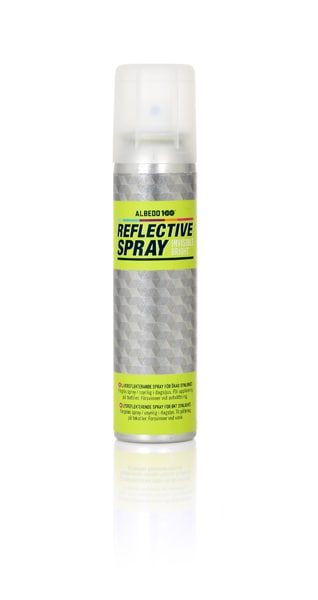 Albedo 100 Reflexspray, Reflective Spray, Invisible, Diverse Volymer