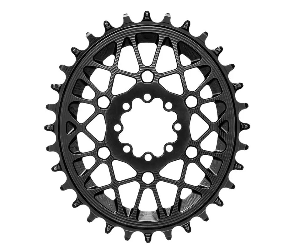 absoluteBLACK Drev, MTB Oval DM 8-bolt 3mm Offset, 1x12 Black