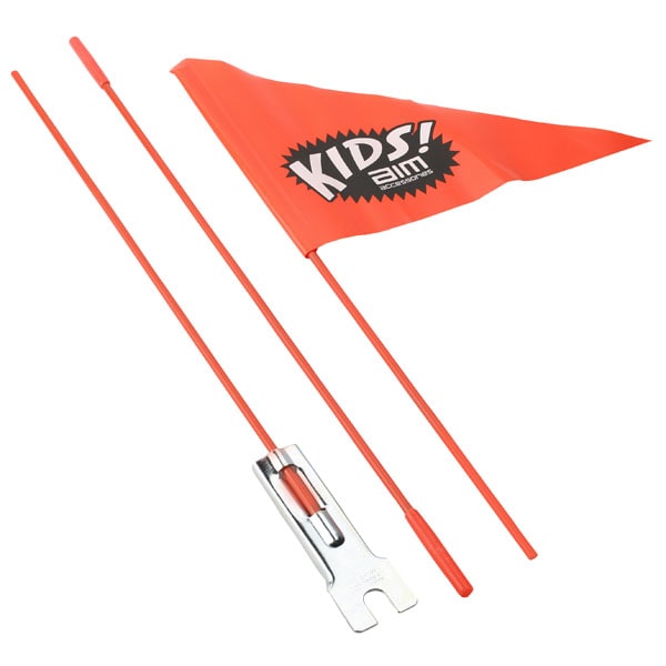 AIM Säkerhetsvimpel, Orange 3 delad