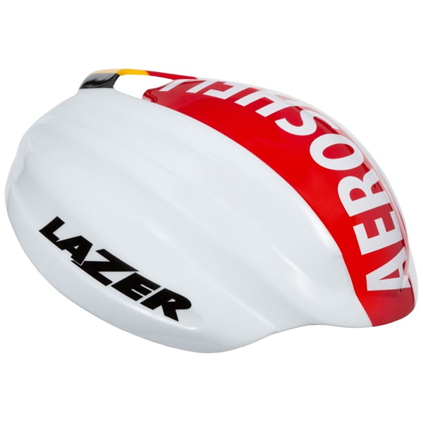 Lazer Hjälm, Z1 Aeroshell, Vit/Röd