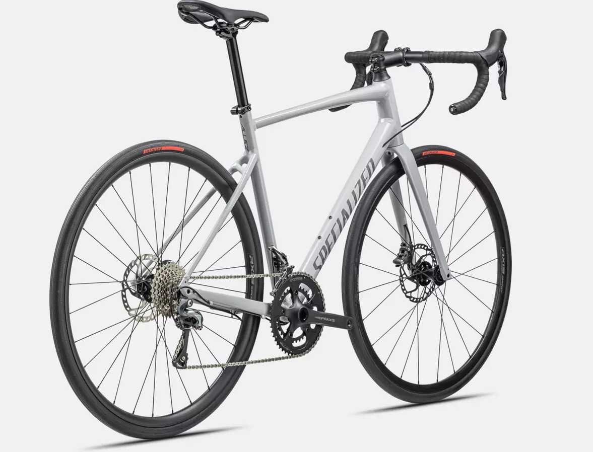 Specialized Cykel, Allez Sport E5 Disc, Gloss Dove Grey/Cool Grey/Chameleon Lapis