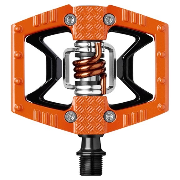 CrankBrothers Pedal, Double Shot, Orange/Svart/Silver