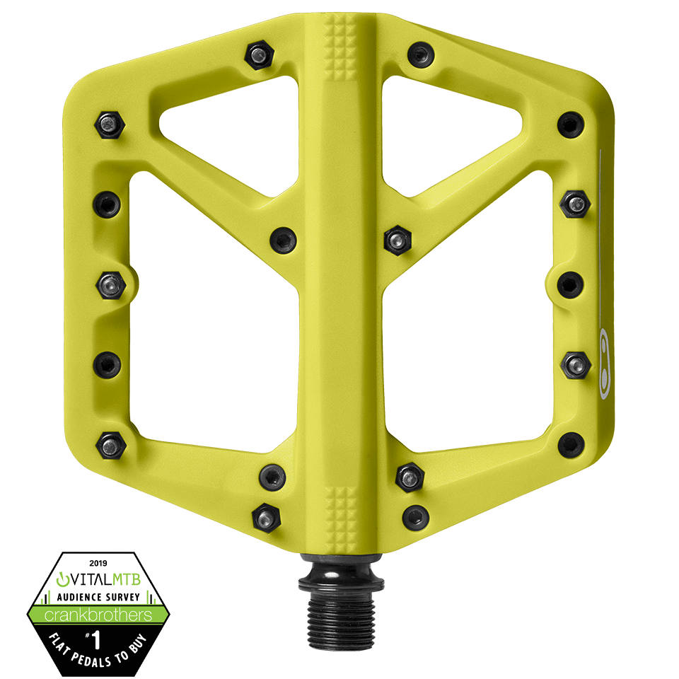 CrankBrothers Pedal, Stamp 1, Citron