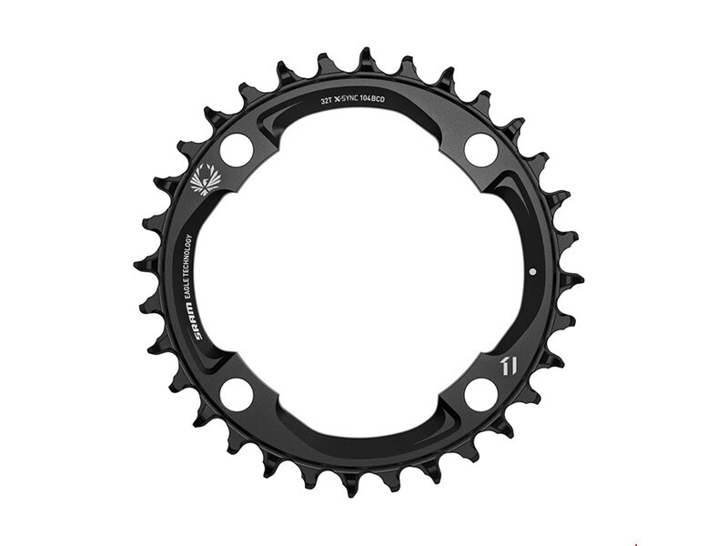 SRAM Drev, X-Sync ALU 94BCD, Svart