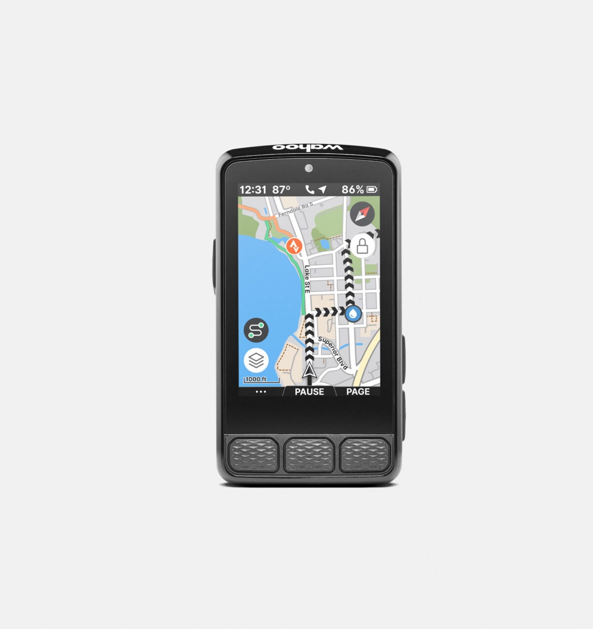 Wahoo Cykeldator, ELEMNT Roam V3 GPS, Black