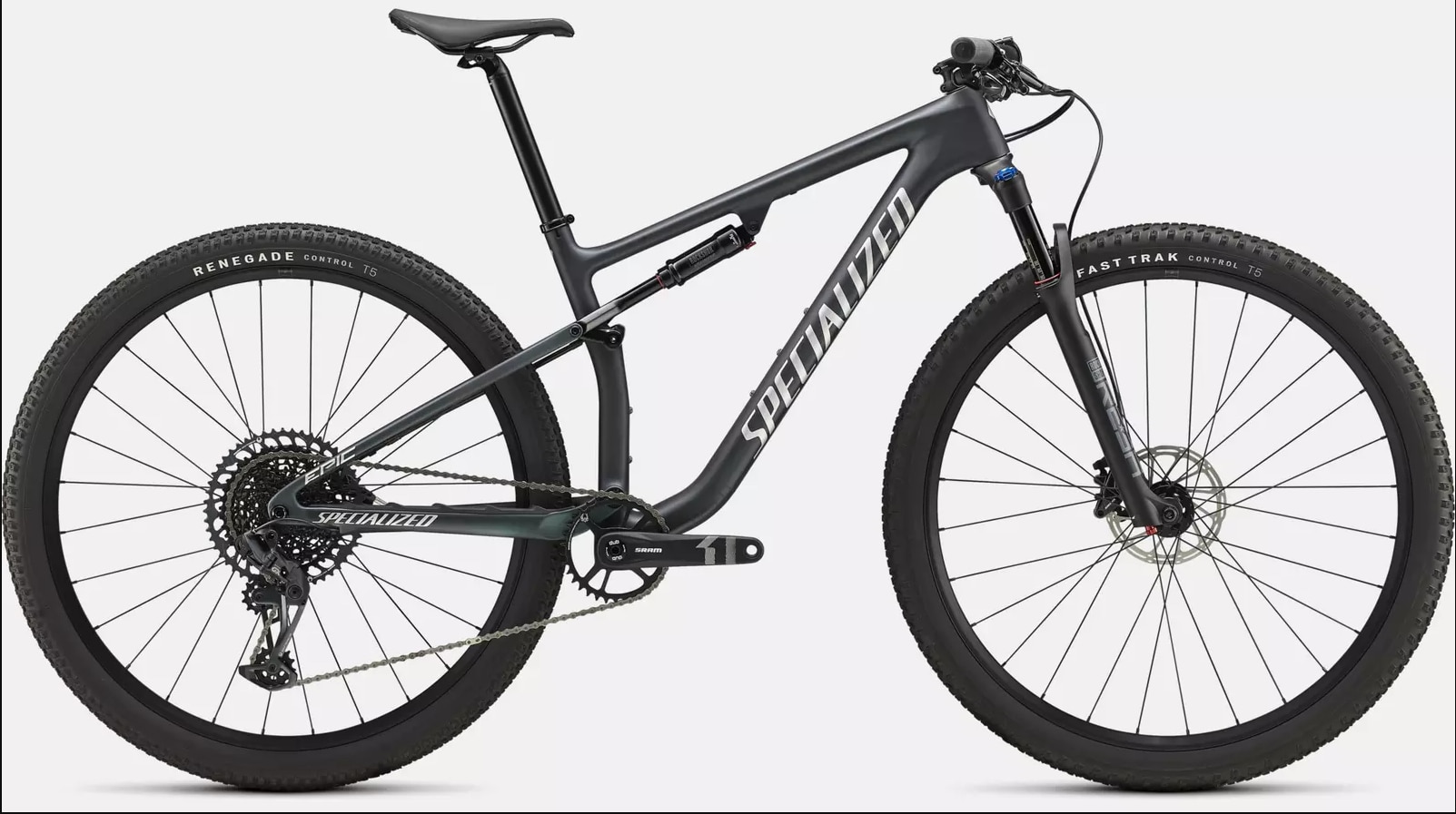 Specialized Cykel, Epic Comp, SATIN CARBON/OIL/FLAKE SILVER