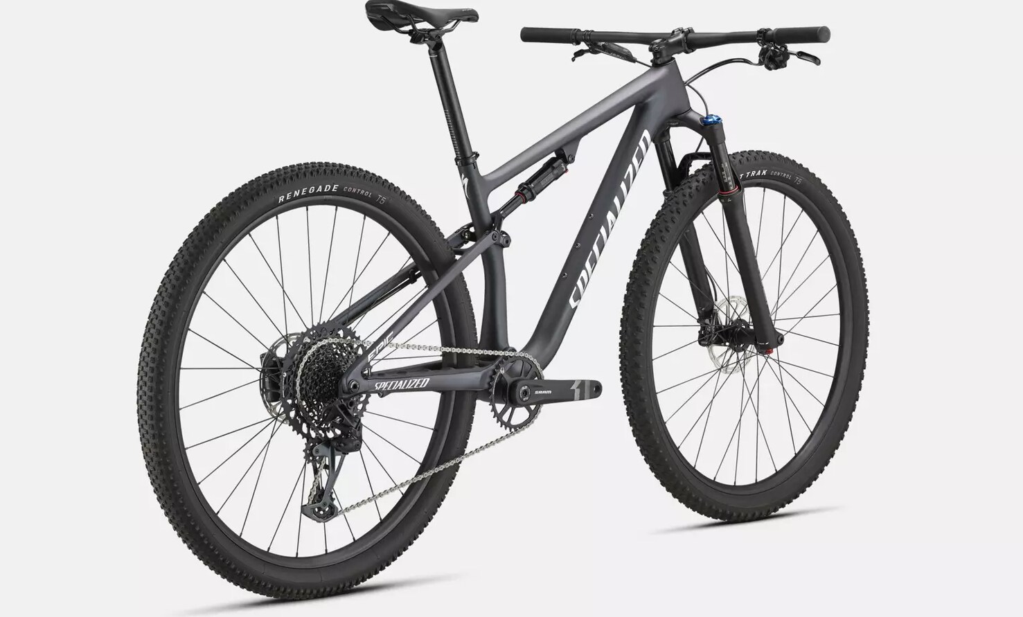 Specialized Cykel, Epic Comp, SATIN CARBON/OIL/FLAKE SILVER