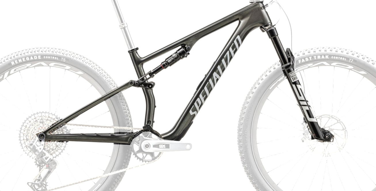 Specialized Ram, Epic 8 Expert, Gloss Carbon / Black Pearl / White