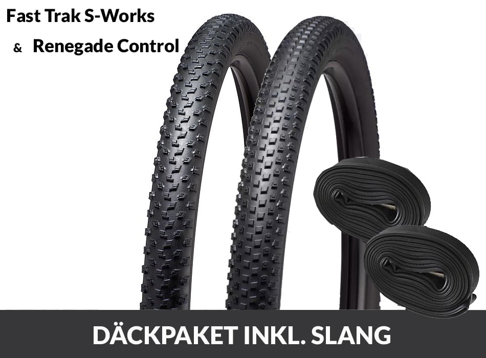Specialized Däck, Fast Trak S-Works/Renegad Control SET SLANG 29", Diverse Breddalternativ