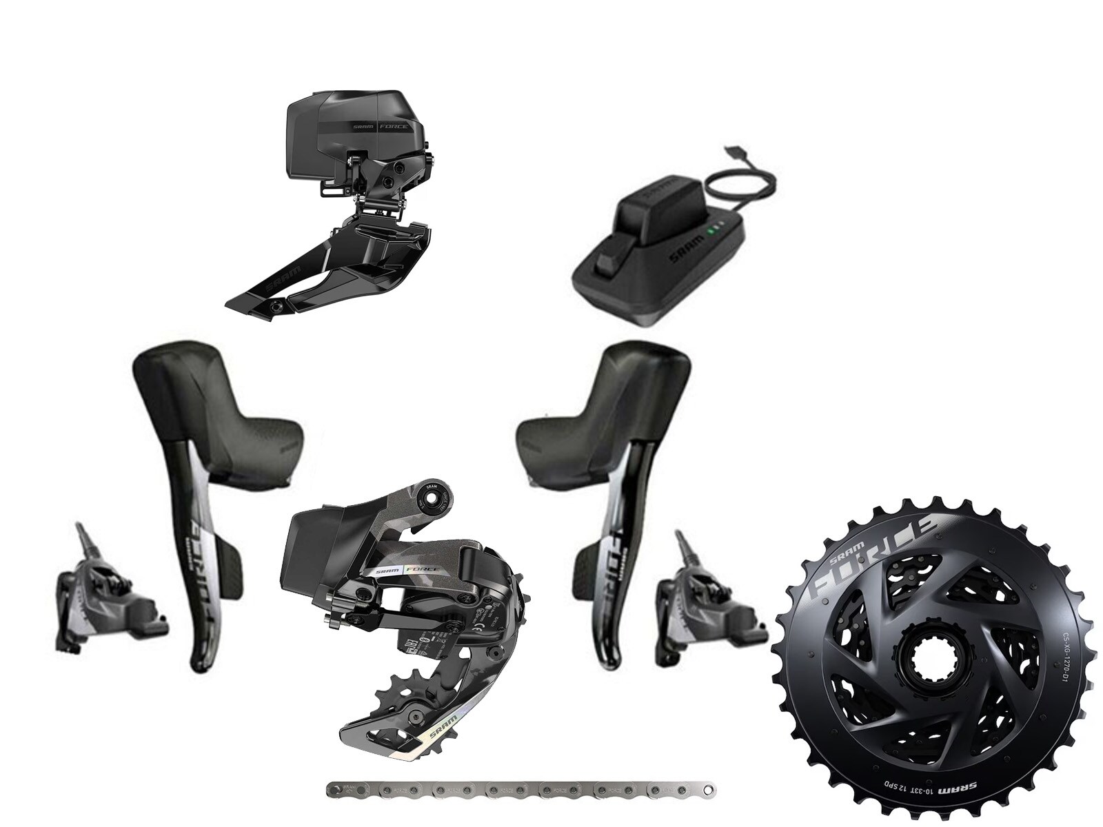 SRAM Grupp, Force Disc AXS™ 2x12, Upgrade KIT