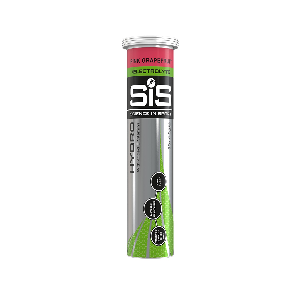 SiS Brustablett, GO Hydro + Electrolyte 20x4.5g, Pink grapefruit