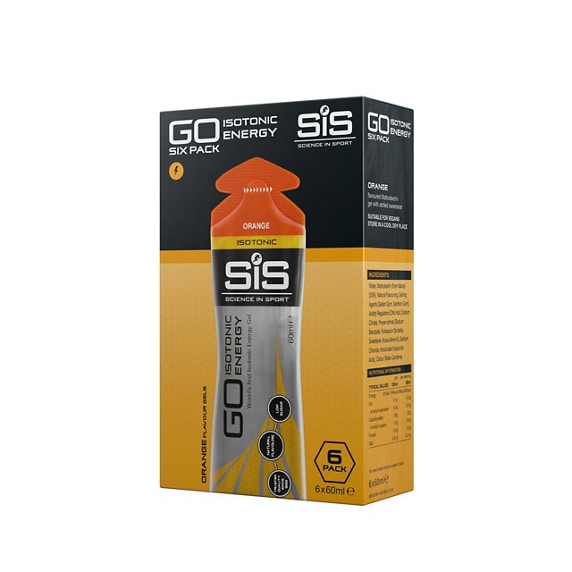 SiS Gel, GO Isotonic Energy Gel 6x60ml, Orange