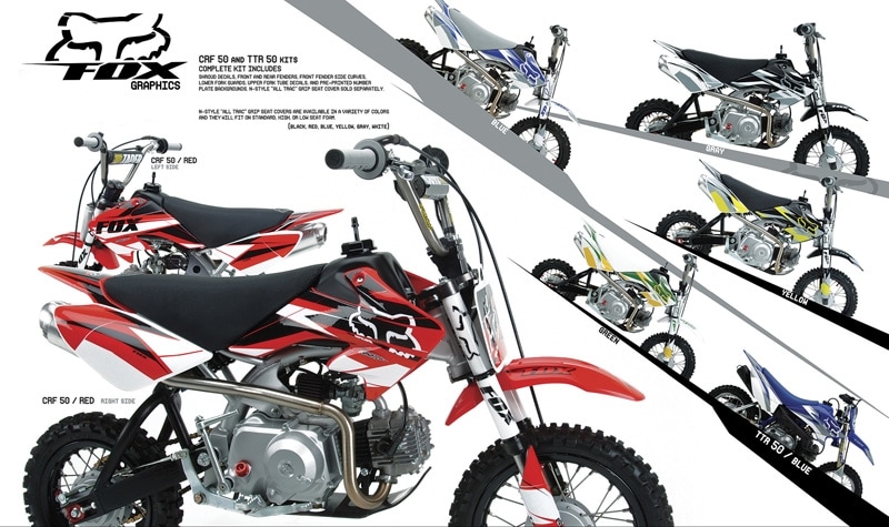 CRF 50 Fox kit grey