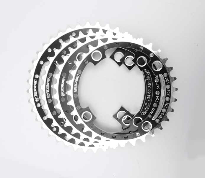 Gusset Drev, Tribal R-Series ChainRing, 32-40t 4arms/104mm