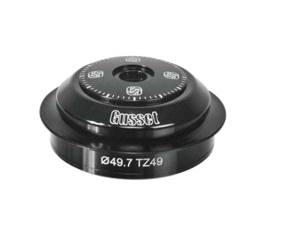 Gusset R-Series Mix'N'Match, Upper cup set ,Zero-Stack (ZS49/28.6) Cartridge Bearings. Inc.Alloy cap., Black, ZS49/28.6