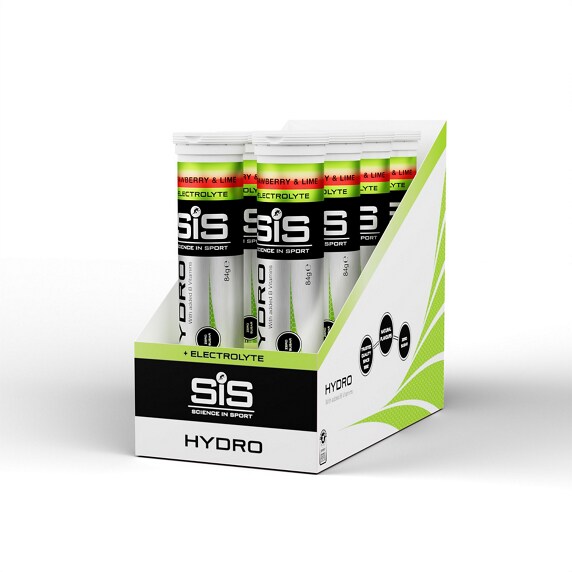 SiS Brustablett, GO Hydro + Electrolyte 20x4.5g, Strawberry & lime