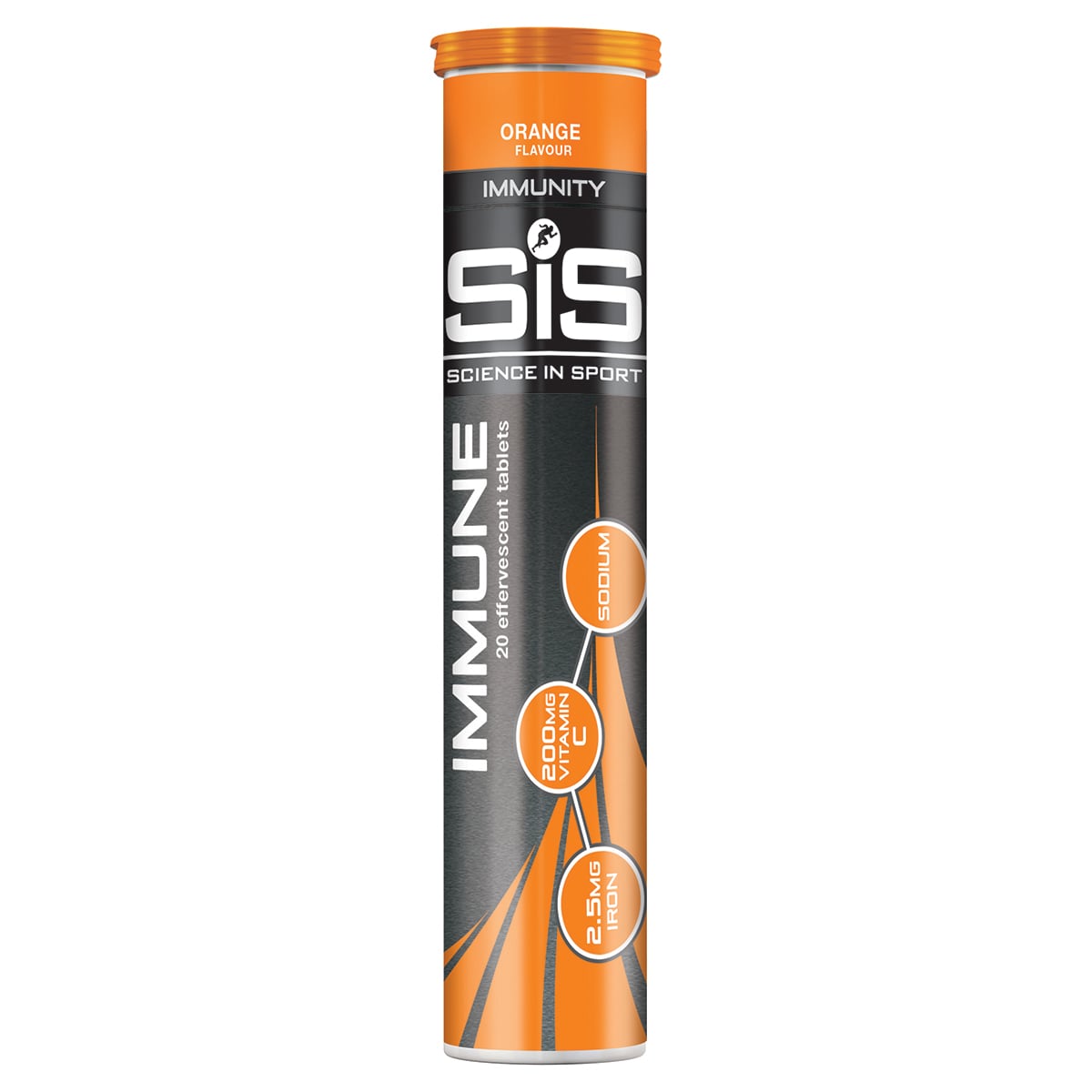 SiS Kosttillskott, Immune Vitamin C & Järn förstärkning, Orange