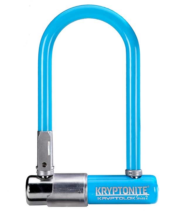 Kryptonite Bygellås, KryptoLok Series 2 Mini-7 8.2x17.8cm, Light Blue