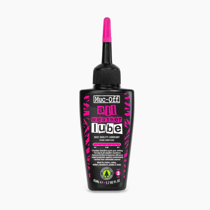 Muc-Off Kedjeolja, ALL WEATHER lube, Diverse Volymalternativ