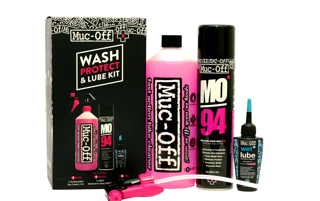 Muc-Off Cykelvårdskit, Wash Protect & Wet Lube Kit