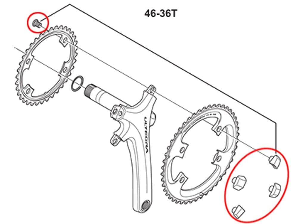 Shimano Drevbultar, Ultegra FC-6800 46/36t