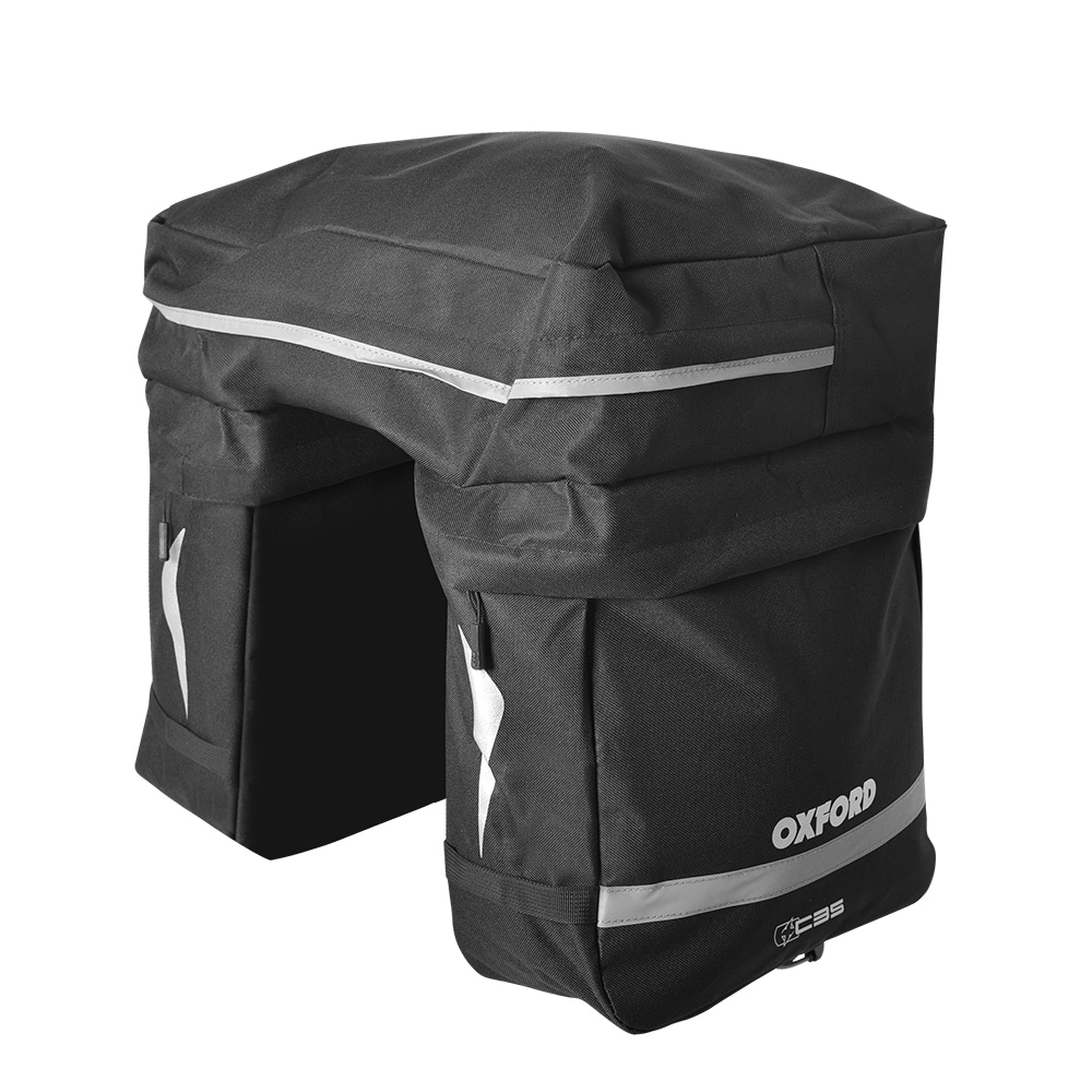 OXC Packväska, C35 Triple Pannier Bag, Black