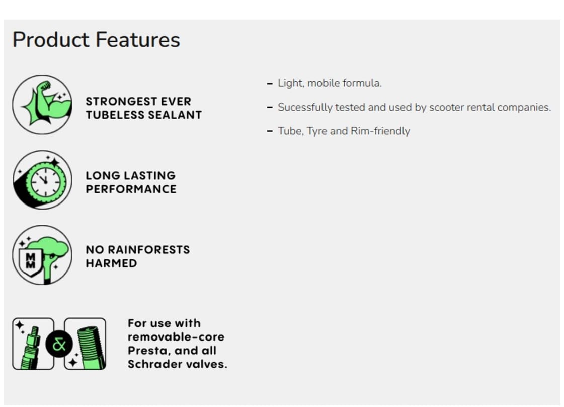OKO Tätningsmedel, Magic Milk E-Scooter