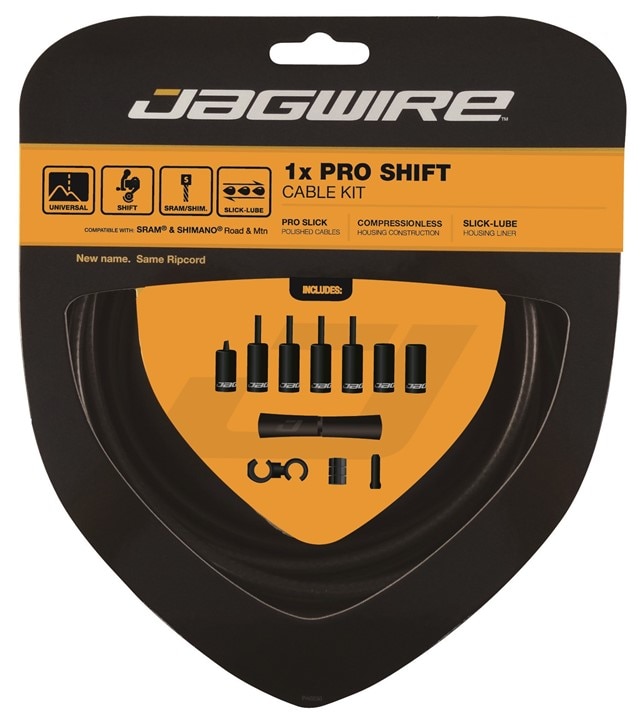 Jagwire Växelvajerset, PRO Shift Racer/MTB SET, Stealth