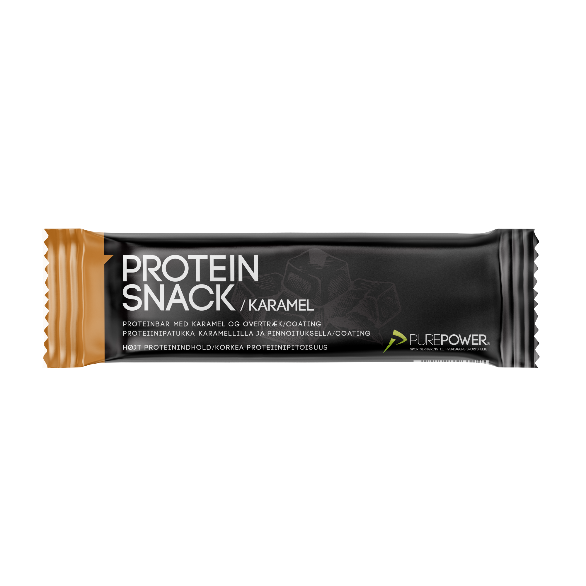 PurePower Bar, Protein Bar 40g, Caramel Chocolate Coated