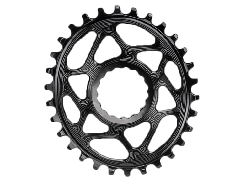 ABSOLUTEBLACK Drev, MTB Oval DM, RF Cinch 1x9/10/11/12 Svart