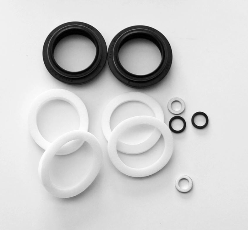 RacingBros Servicekit, Dust Seal/Foam Ring With Flange, RockShox 30mm