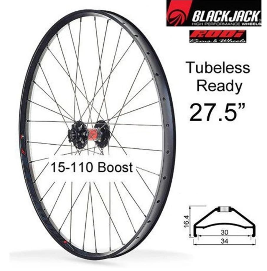 Rodi Hjul, Black Jack Ready30 BOOST 27.5", Framhjul