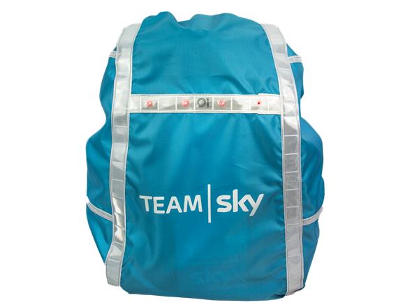 Frog Bikes Väska, Team Sky Rucksack & Cover Set, Black/Blue