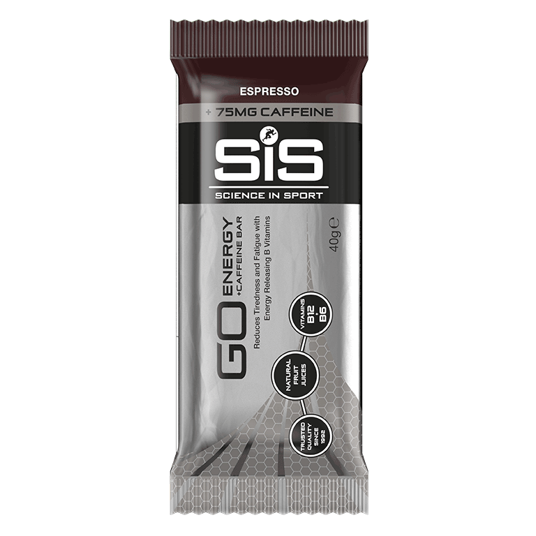 SiS Bar, GO Energy + Caffeine 40g, Diverse Smakalternativ