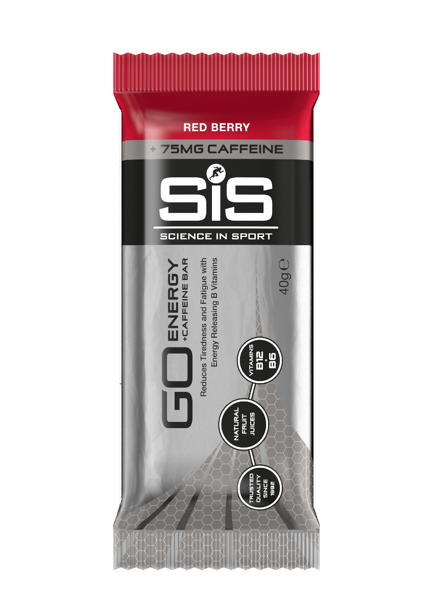 SiS Bar, GO Energy + Caffeine 40g, Diverse Smakalternativ