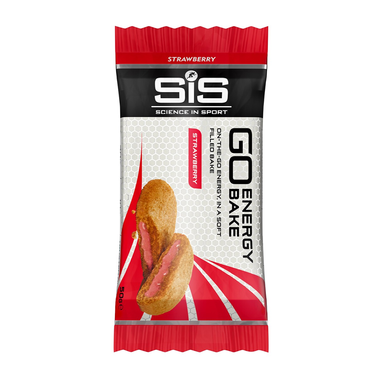 SiS Bar, GO Energy Bake 50g, Strawberry