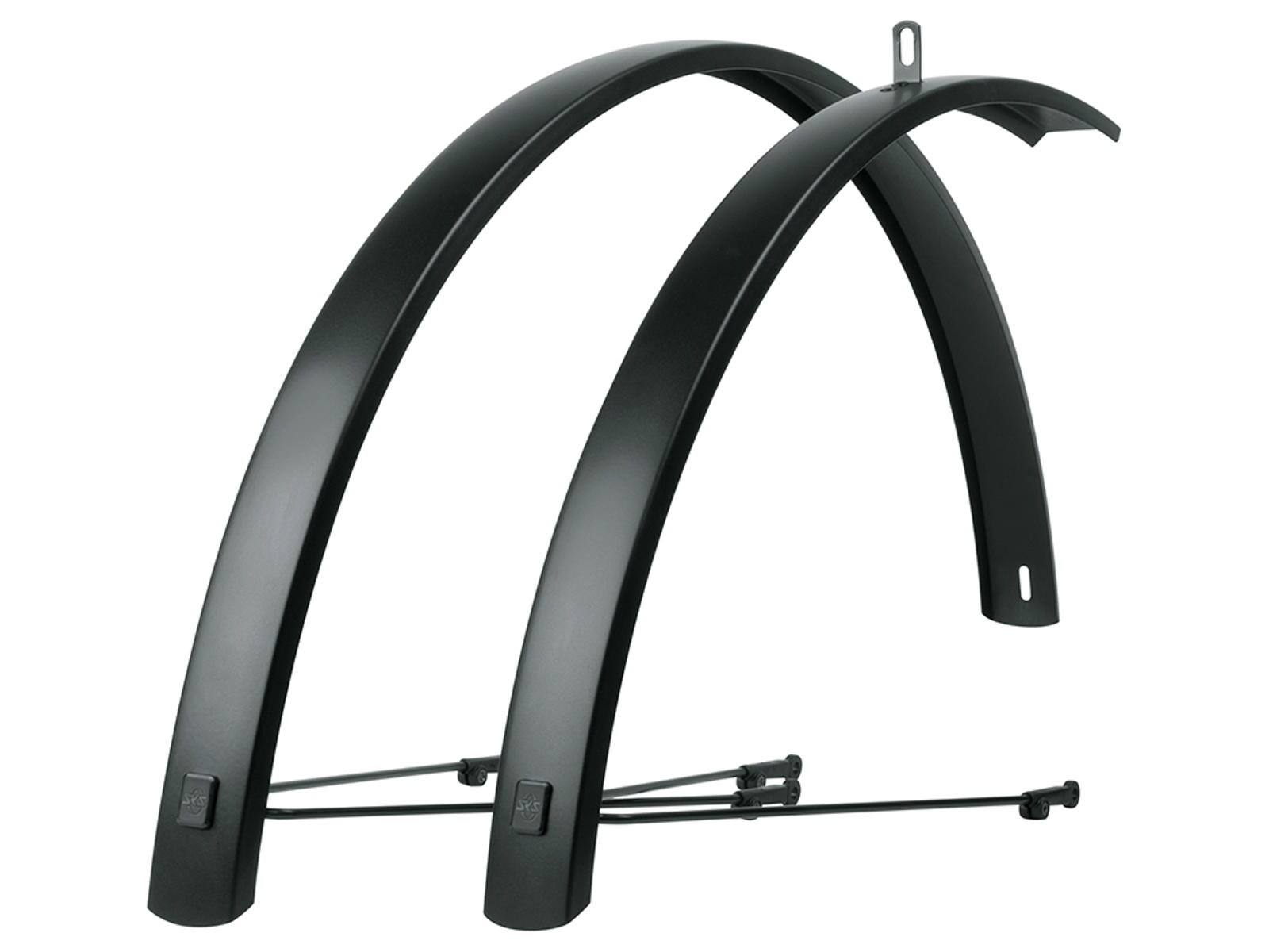 SKS Skärmset, EDGE AL Fender Set 28", Black