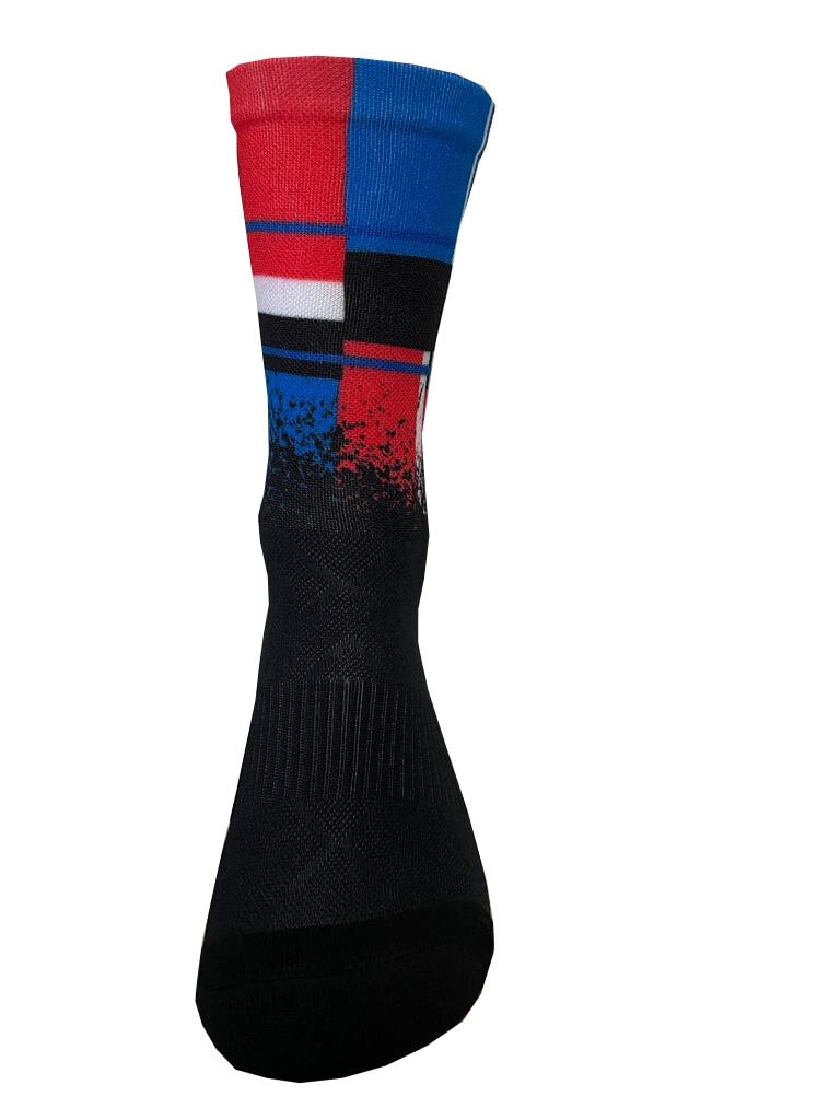 SOX Footwear Socka, Custom Team Red.Blue.