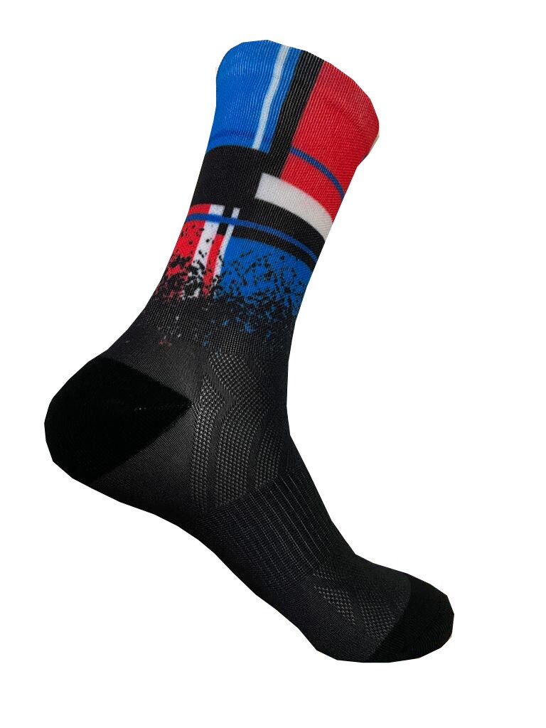 SOX Footwear Socka, Custom Team Red.Blue.