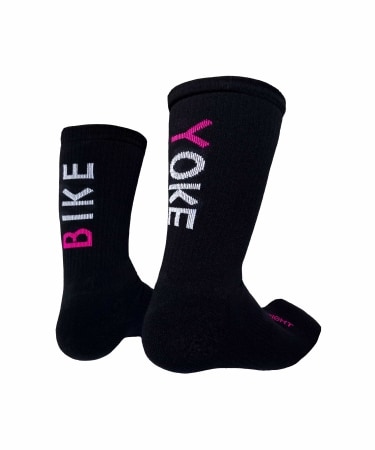 BikeYoke Socka, Socks 2.0 High, Black/Pink