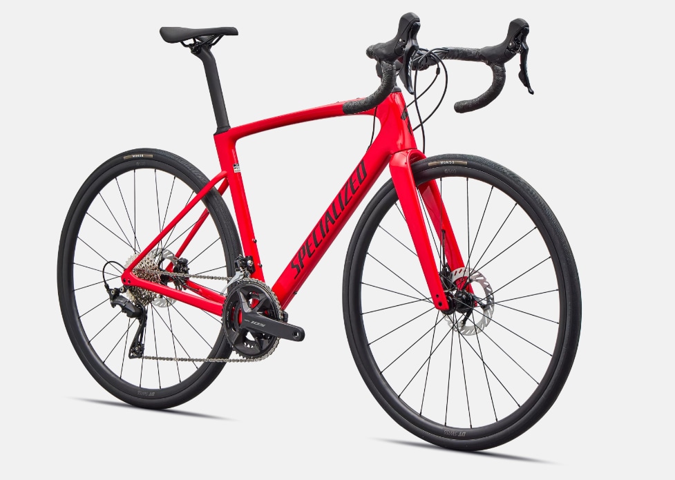 Specialized Cykel, Roubaix SL8 SPORT 105, Gloss Vivid Red/obsidian