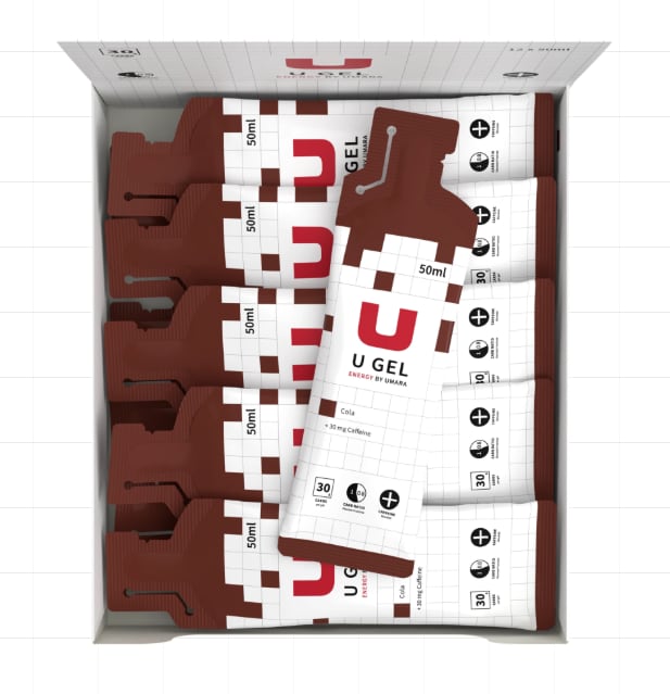 Umara Gel, U Gel (30 g Carbs), Cola/koffein