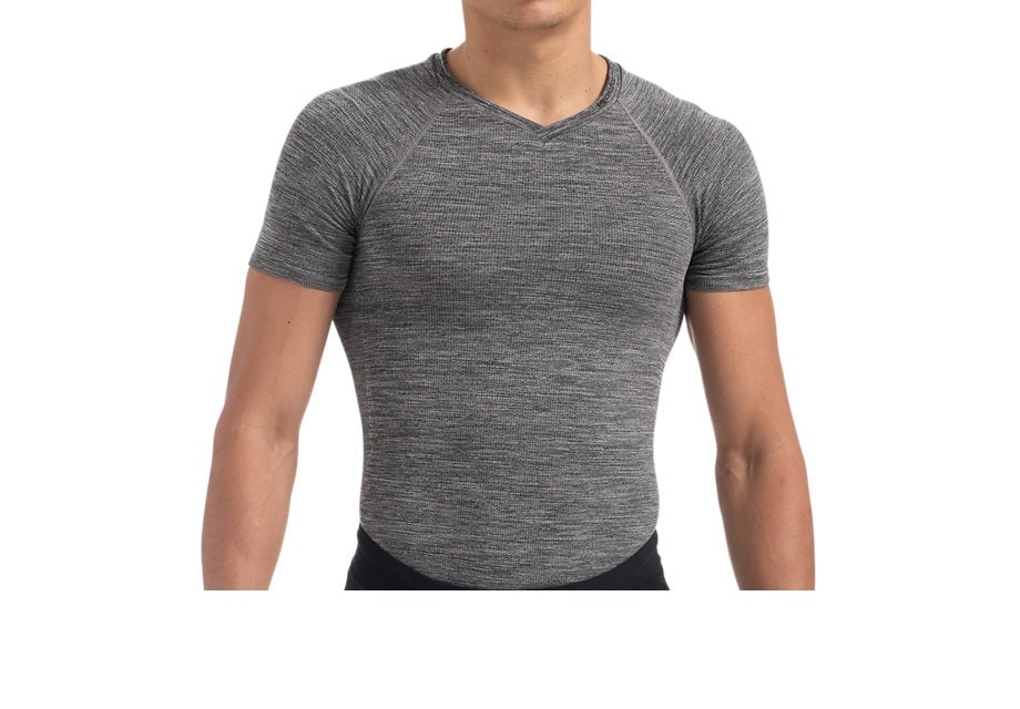 Specialized Underställ, Seamless Short Sleeve Tech Layer, Heather Grey