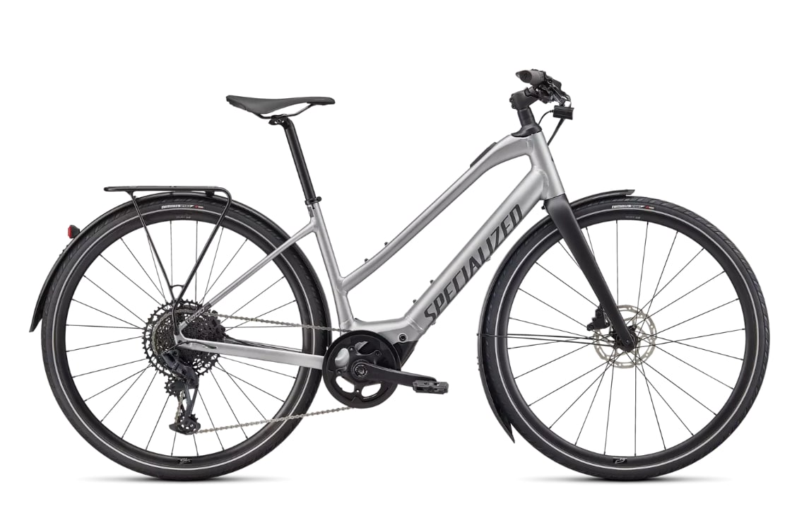 Specialized Cykel, Turbo Vado SL 5.0 EQ Step-Through , Brushed/Black Reflective