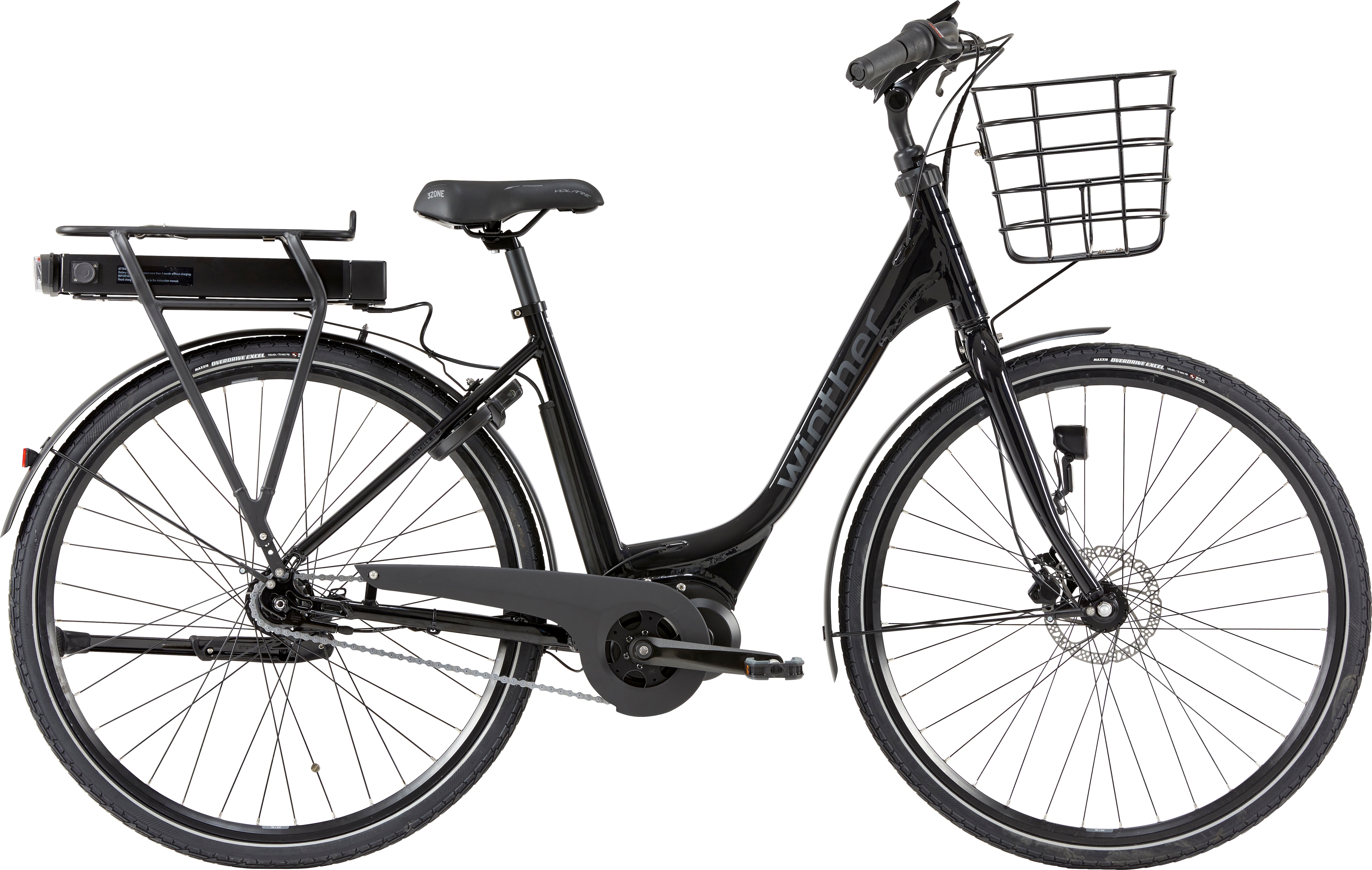 Winther Cykel, City SE2, Svart Blank