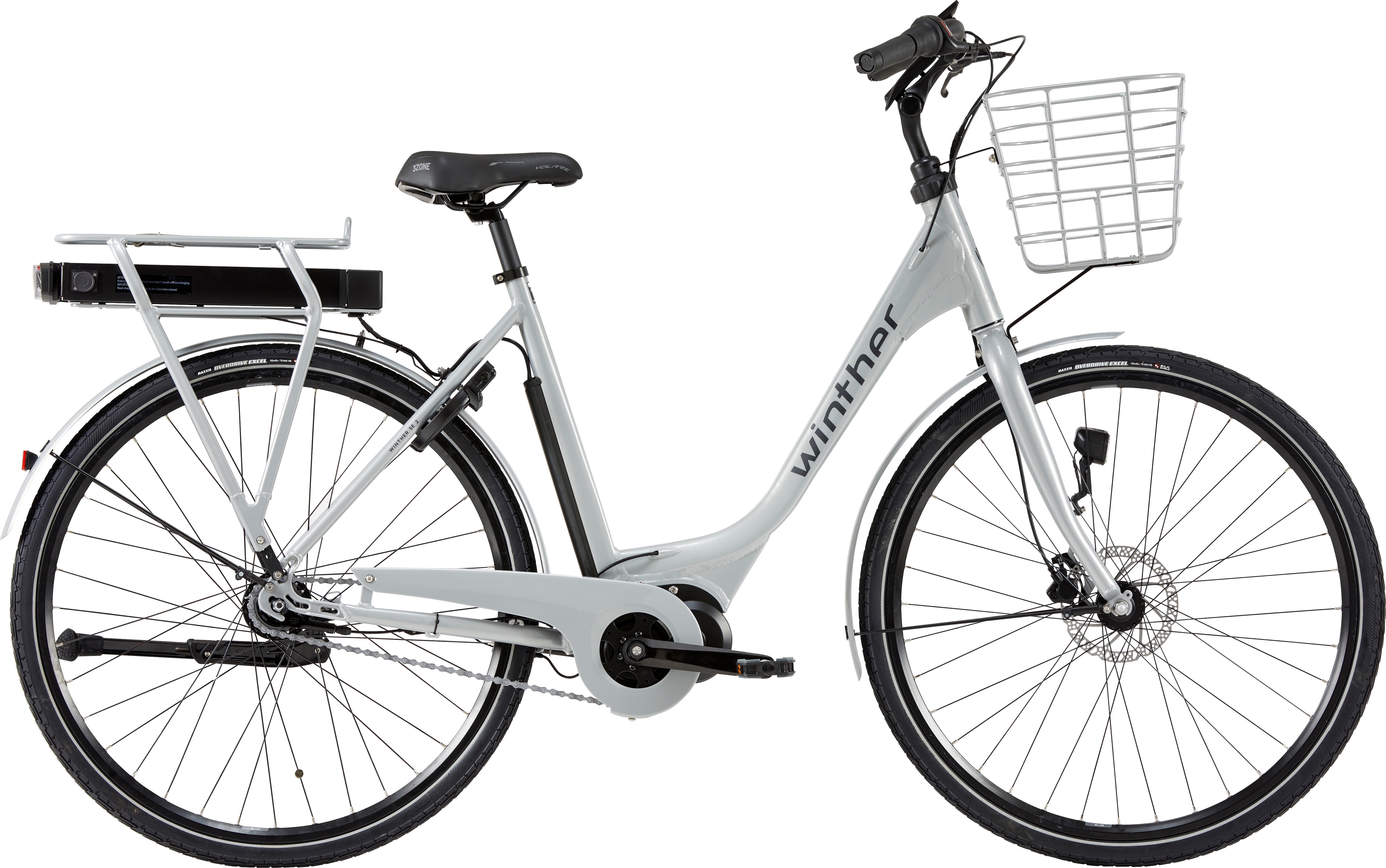 Winther Cykel, City SE2, Silvergrå