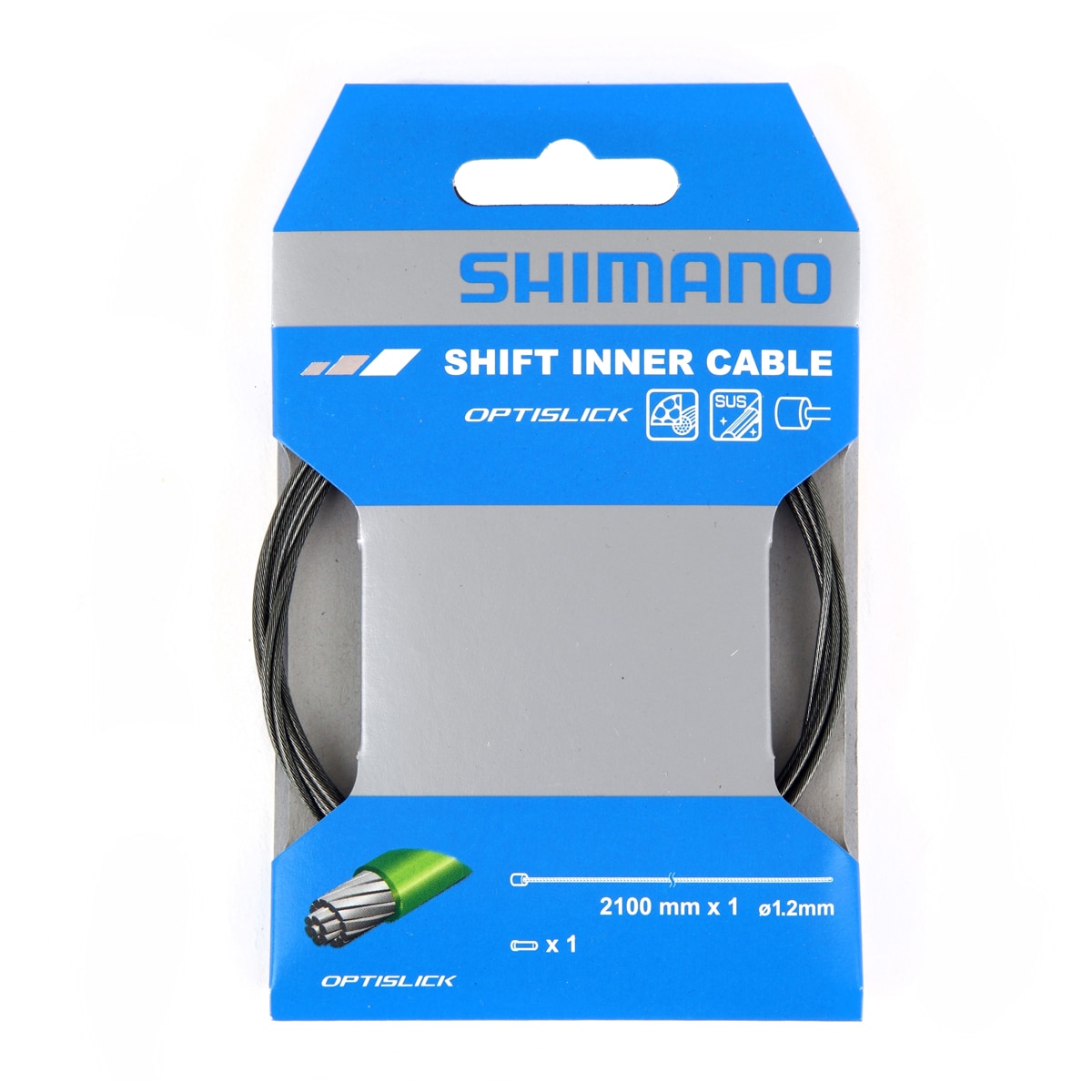 Shimano Växelvajer, Racer/MTB 1.2mm, Optislick