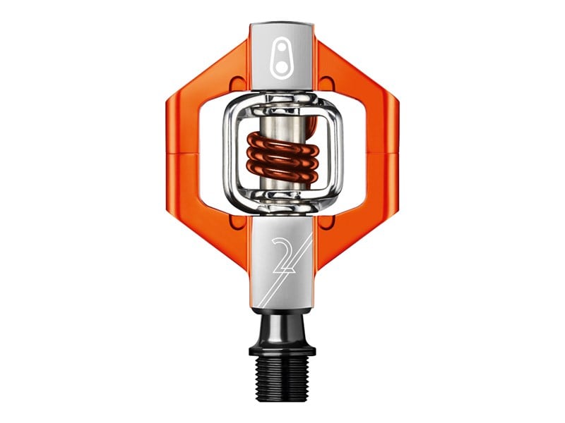 CrankBrothers Pedal, Candy 2, Silver/orange